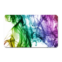 Colour Smoke Rainbow Color Design Magnet (rectangular)