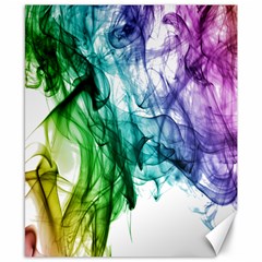 Colour Smoke Rainbow Color Design Canvas 8  X 10  by Amaryn4rt