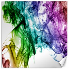 Colour Smoke Rainbow Color Design Canvas 12  X 12  