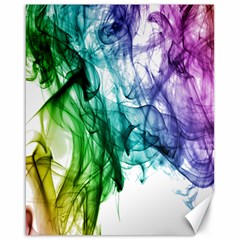 Colour Smoke Rainbow Color Design Canvas 16  X 20  