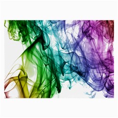 Colour Smoke Rainbow Color Design Large Glasses Cloth