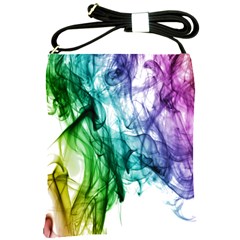 Colour Smoke Rainbow Color Design Shoulder Sling Bags