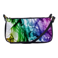 Colour Smoke Rainbow Color Design Shoulder Clutch Bags