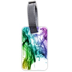 Colour Smoke Rainbow Color Design Luggage Tags (two Sides)