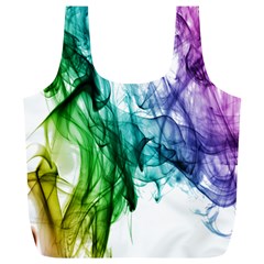 Colour Smoke Rainbow Color Design Full Print Recycle Bags (l)  by Amaryn4rt