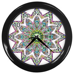 Decorative Ornamental Design Wall Clocks (black) by Amaryn4rt