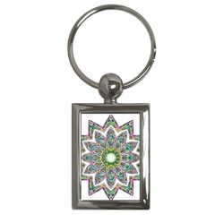 Decorative Ornamental Design Key Chains (rectangle) 