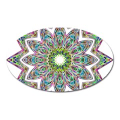 Decorative Ornamental Design Oval Magnet