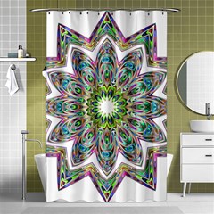 Decorative Ornamental Design Shower Curtain 48  X 72  (small)  by Amaryn4rt