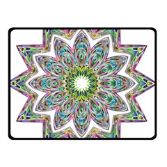 Decorative Ornamental Design Double Sided Fleece Blanket (small) 