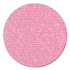 Handwriting  Magnet 5  (round) by Valentinaart