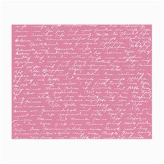 Handwriting  Small Glasses Cloth (2-side) by Valentinaart