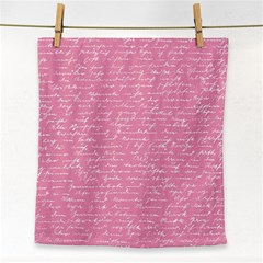 Handwriting  Face Towel by Valentinaart