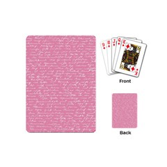 Handwriting  Playing Cards (mini) 