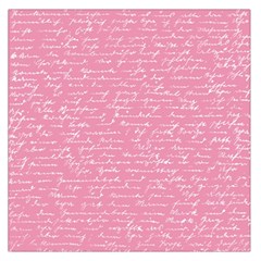 Handwriting  Large Satin Scarf (square)