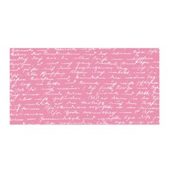 Handwriting  Satin Wrap