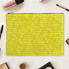 Handwriting  Cosmetic Bag (xl) by Valentinaart