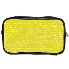 Handwriting  Toiletries Bags 2-side by Valentinaart