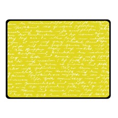 Handwriting  Fleece Blanket (small)