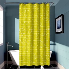 Handwriting  Shower Curtain 36  X 72  (stall) 