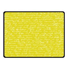 Handwriting  Double Sided Fleece Blanket (small)  by Valentinaart