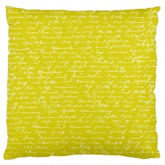 Handwriting  Standard Flano Cushion Case (one Side)