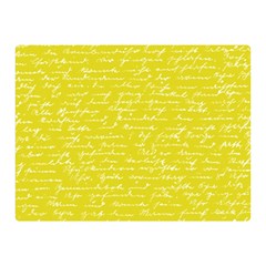 Handwriting  Double Sided Flano Blanket (mini)  by Valentinaart