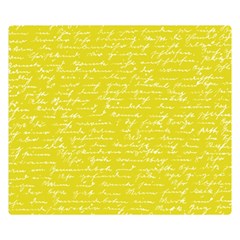 Handwriting  Double Sided Flano Blanket (small)  by Valentinaart