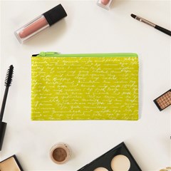 Handwriting  Cosmetic Bag (xs) by Valentinaart