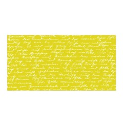 Handwriting  Satin Wrap