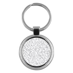 Handwriting  Key Chains (round) 