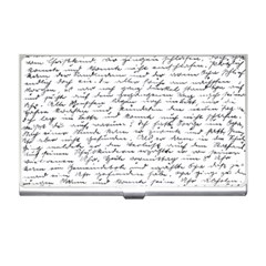 Handwriting  Business Card Holders