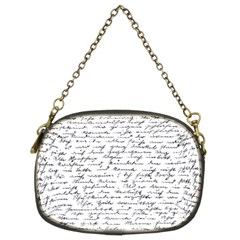 Handwriting  Chain Purses (two Sides)  by Valentinaart