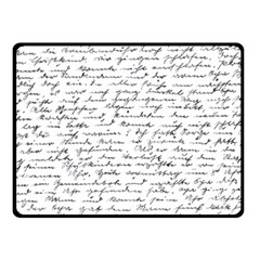 Handwriting  Fleece Blanket (small)