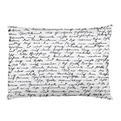 Handwriting  Pillow Case (two Sides) by Valentinaart