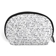 Handwriting  Accessory Pouches (large)  by Valentinaart