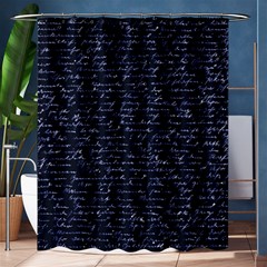 Handwriting Shower Curtain 60  X 72  (medium) 