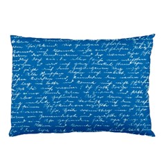 Handwriting Pillow Case (two Sides) by Valentinaart