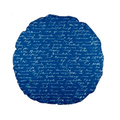 Handwriting Standard 15  Premium Round Cushions