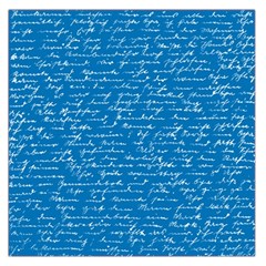 Handwriting Large Satin Scarf (square)