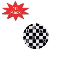 Chess 1  Mini Buttons (10 Pack)  by Valentinaart