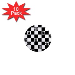 Chess 1  Mini Magnet (10 Pack)  by Valentinaart