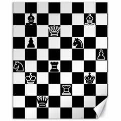 Chess Canvas 16  X 20   by Valentinaart