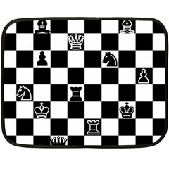 Chess Double Sided Fleece Blanket (mini)  by Valentinaart