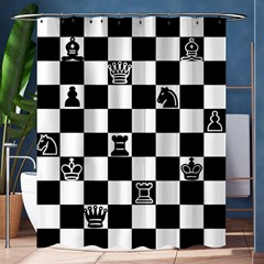 Chess Shower Curtain 60  X 72  (medium)  by Valentinaart