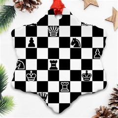 Chess Ornament (snowflake) by Valentinaart