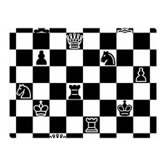 Chess Double Sided Flano Blanket (mini)  by Valentinaart