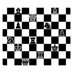 Chess Double Sided Flano Blanket (small)  by Valentinaart