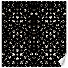 Dark Ditsy Floral Pattern Canvas 20  X 20   by dflcprints