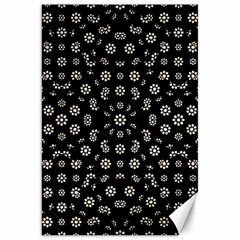 Dark Ditsy Floral Pattern Canvas 20  X 30   by dflcprints